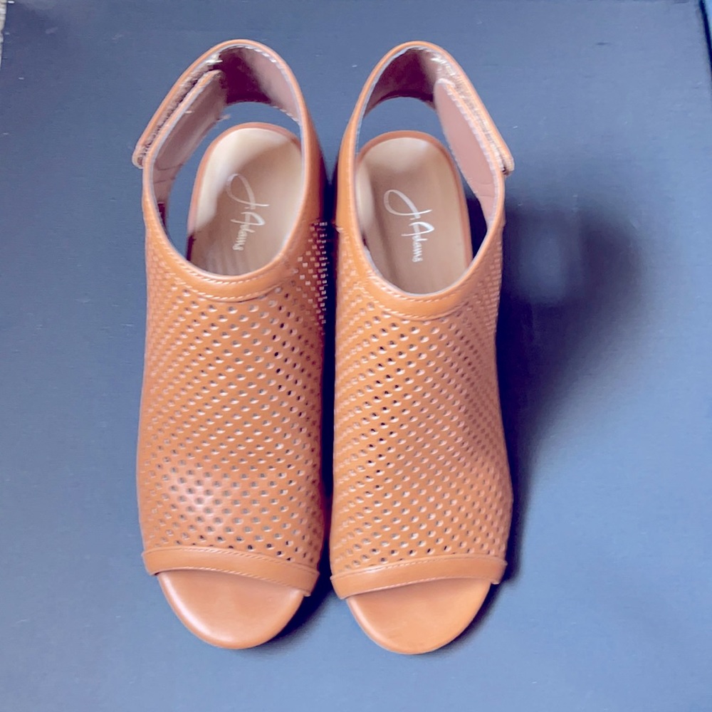 Dress sandals comfort leather slingback open toes - Picture 3 of 5